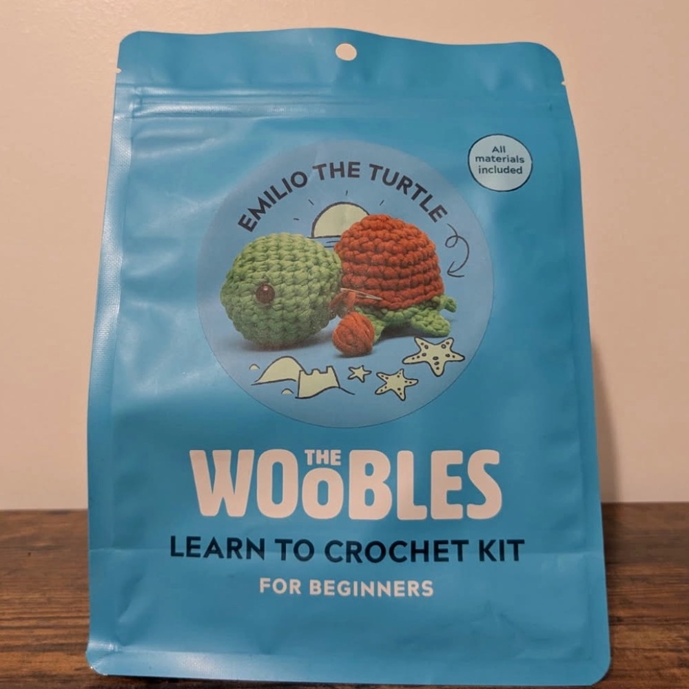 Woobles Emilio the Turtle Crochet Kit